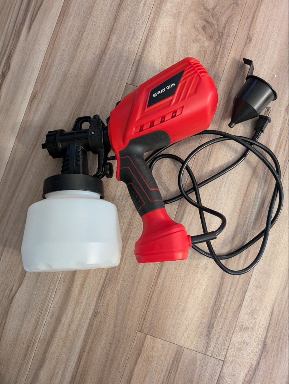 3T Group Electric Paint Sprayer Gun 800ml High Pressure Portable Red - NEW Never - Picture 1 of 4